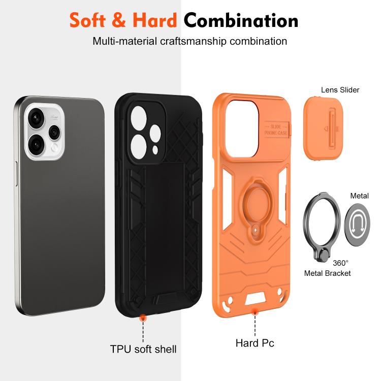 For OPPO Reno15 5G Global / Reno 15c 5G Camshield Ring Holder Phone Case