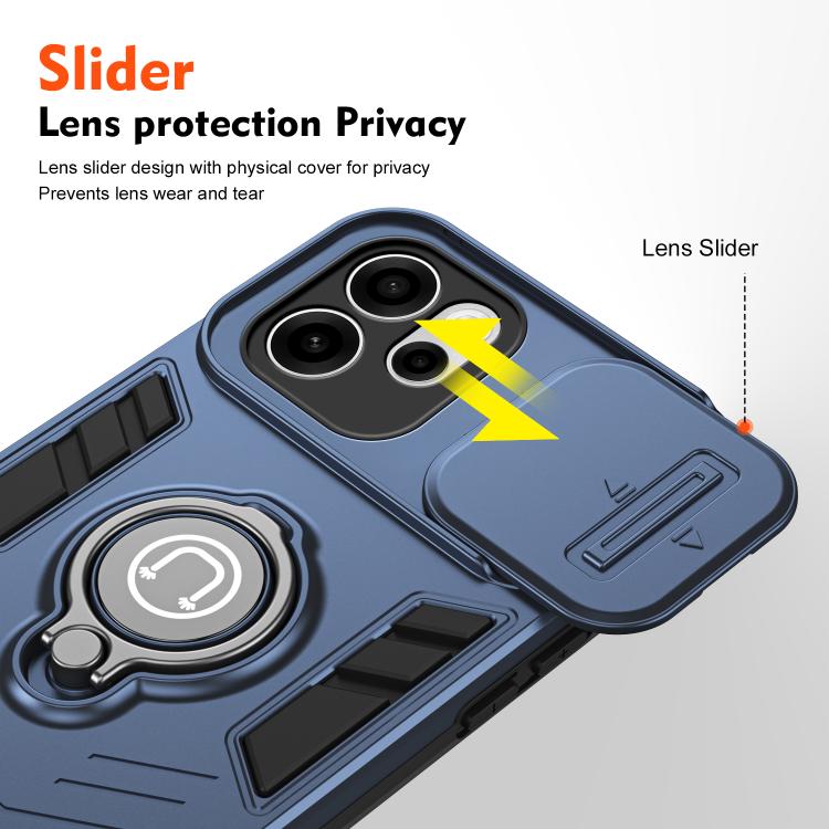 For OPPO Reno15 F 5G / Reno 15c India Camshield Ring Holder Phone Case