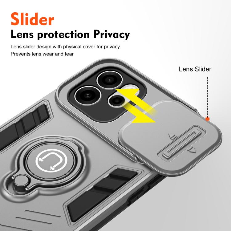For OPPO Reno15 F 5G / Reno 15c India Camshield Ring Holder Phone Case