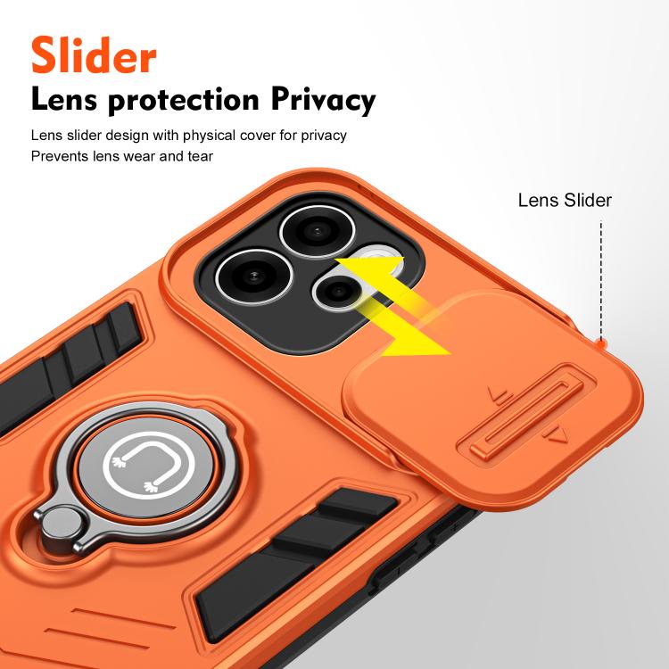 For OPPO Reno15 F 5G / Reno 15c India Camshield Ring Holder Phone Case