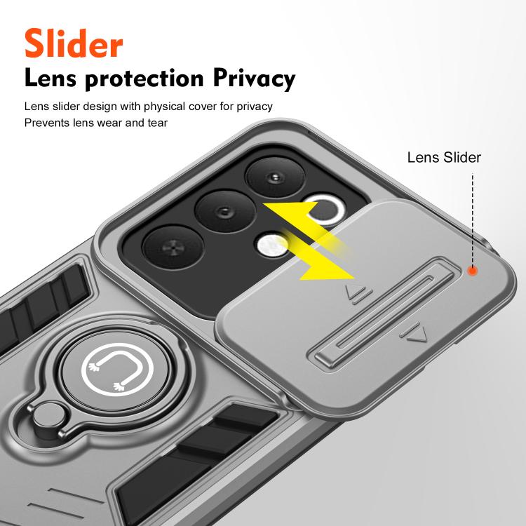 For Realme C85 5G / 15x 5G India Camshield Ring Holder Phone Case