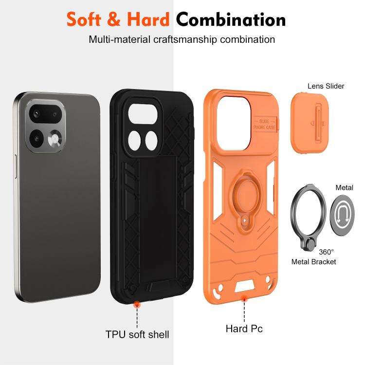 For Realme 16 Pro 5G Camshield Ring Holder Phone Case