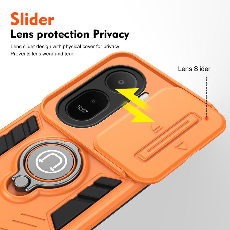 For Redmi A7 Pro 171mm / Poco C85x 5G Camshield Ring Holder Phone Case