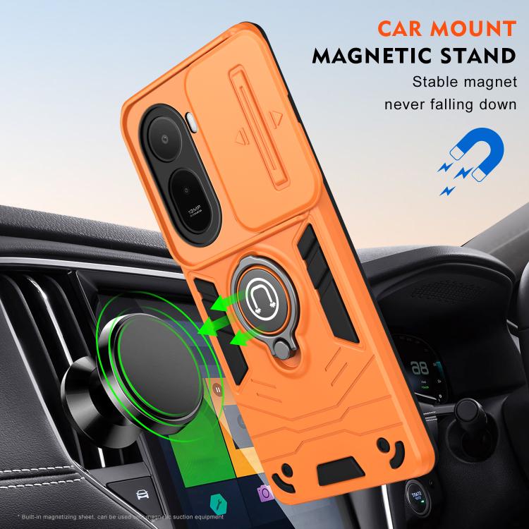 For Redmi A7 Pro 171mm / Poco C85x 5G Camshield Ring Holder Phone Case