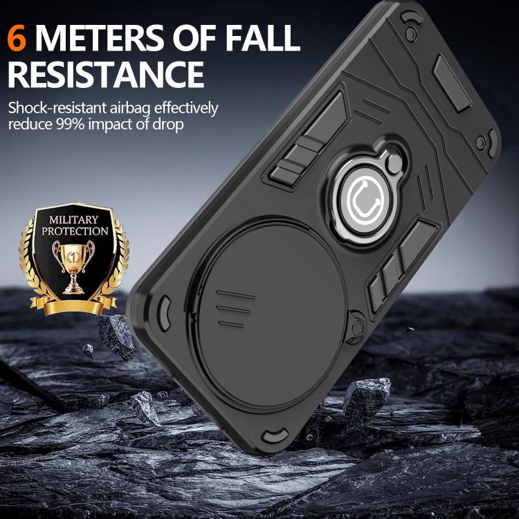 For Redmi Note 15 Pro 4G Global 163.2mm Camshield Ring Holder Phone Case