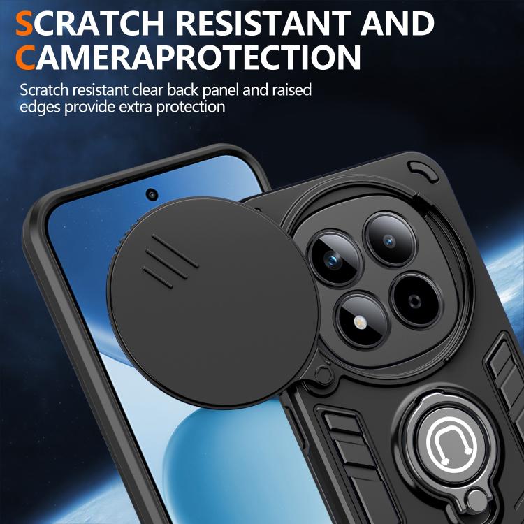 For Redmi Note 15 Pro 4G Global 163.2mm Camshield Ring Holder Phone Case