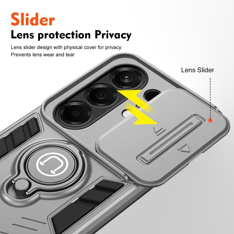 For Tecno Camon 50 4G Camshield Ring Holder Phone Case