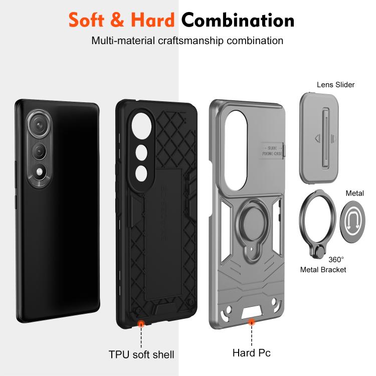 For Tecno Pova Curve 5G Camshield Ring Holder Phone Case