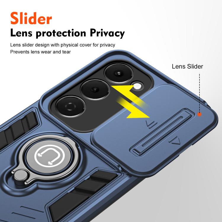 For Tecno Spark 40 Pro+ 4G Camshield Ring Holder Phone Case