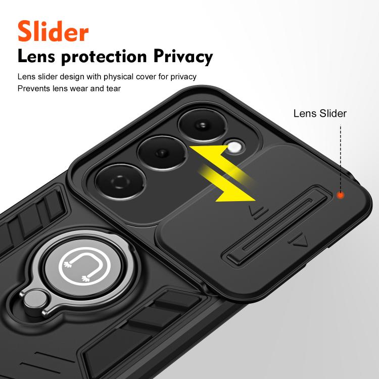 For Tecno Spark 40 Pro+ 4G Camshield Ring Holder Phone Case