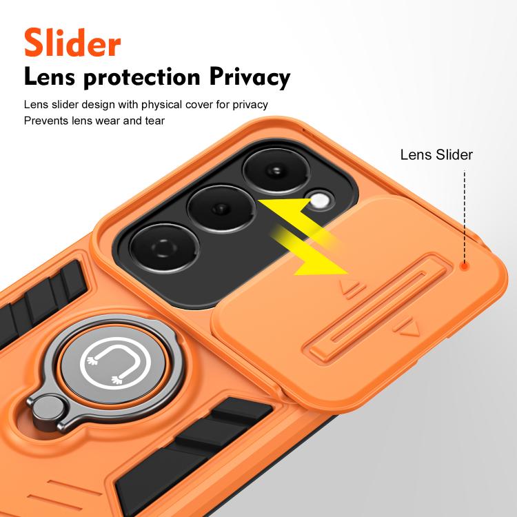 For Tecno Spark 40 Pro+ 4G Camshield Ring Holder Phone Case