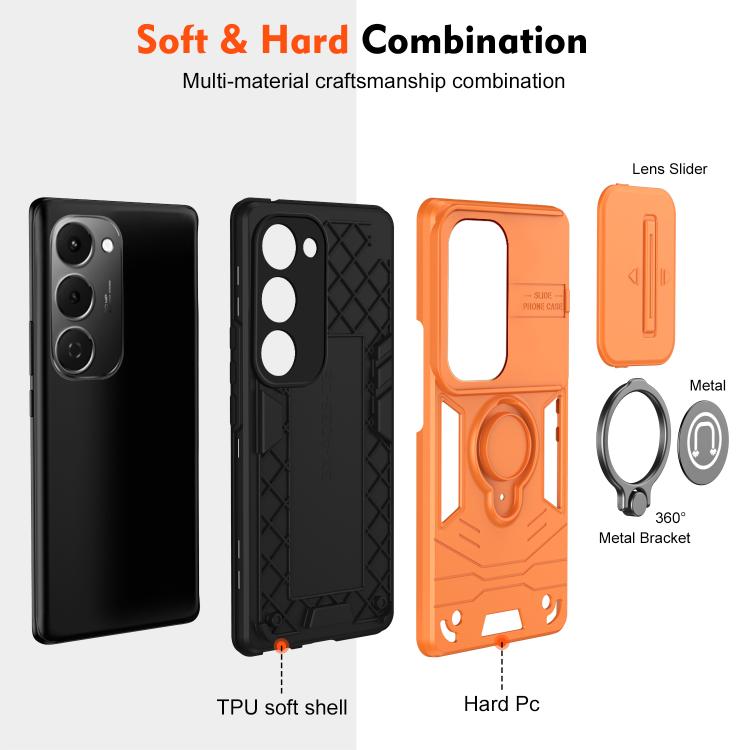 For Tecno Spark 40 Pro+ 4G Camshield Ring Holder Phone Case