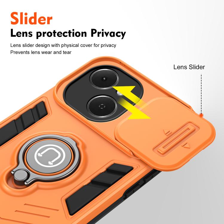 For Tecno Spark 40C 4G Camshield Ring Holder Phone Case