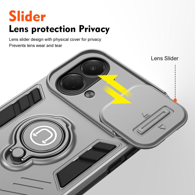 For Tecno Spark Go 3 / Pop 20 Camshield Ring Holder Phone Case