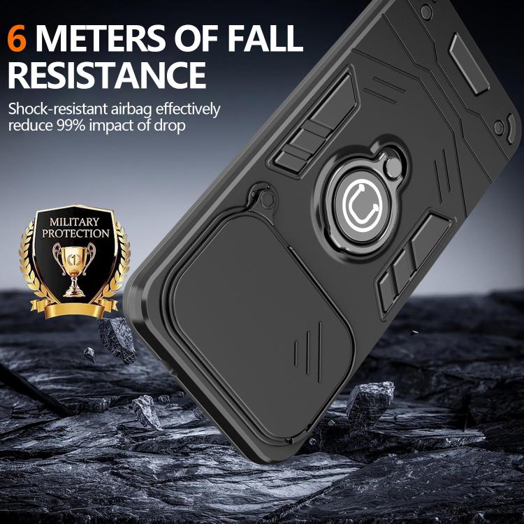 For Tecno Spark 40 4G Camshield Ring Holder Phone Case