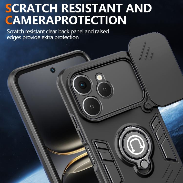 For Tecno Spark 40 4G Camshield Ring Holder Phone Case