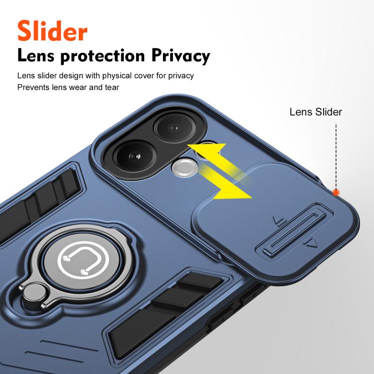 For vivo V60 5G Camshield Ring Holder Phone Case