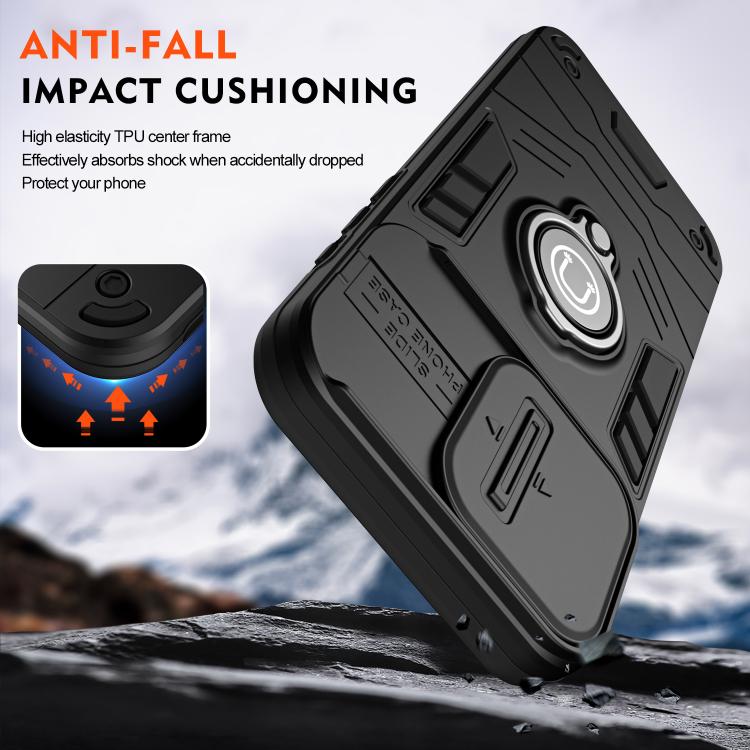 For vivo V60 5G Camshield Ring Holder Phone Case