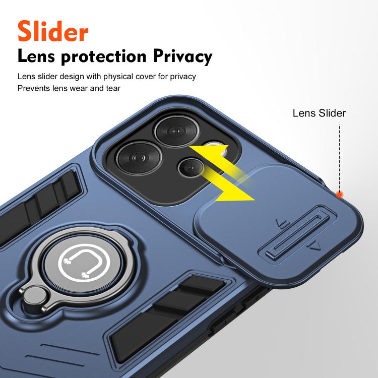 For vivo V70 5G / V70 Elite 5G Camshield Ring Holder Phone Case