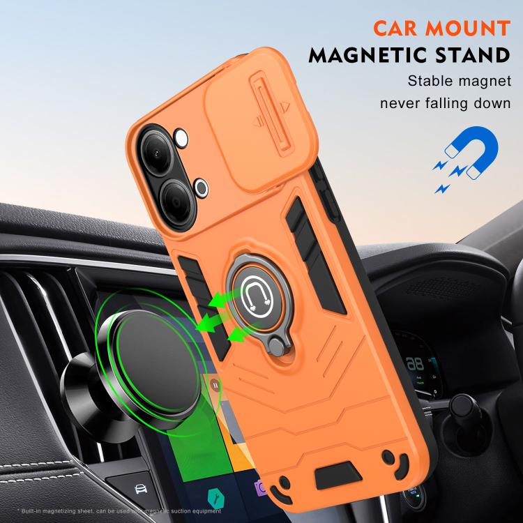 For vivo Y05 Camshield Ring Holder Phone Case