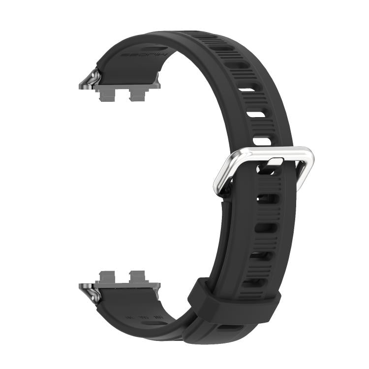 For Huawei Band 11 / Band 11 Pro MIJOBS Flat Hole Breathable TPU Watch Band