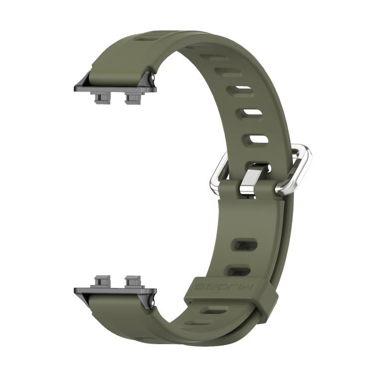 For Huawei Band 11 / Band 11 Pro MIJOBS Flat Hole Breathable TPU Watch Band