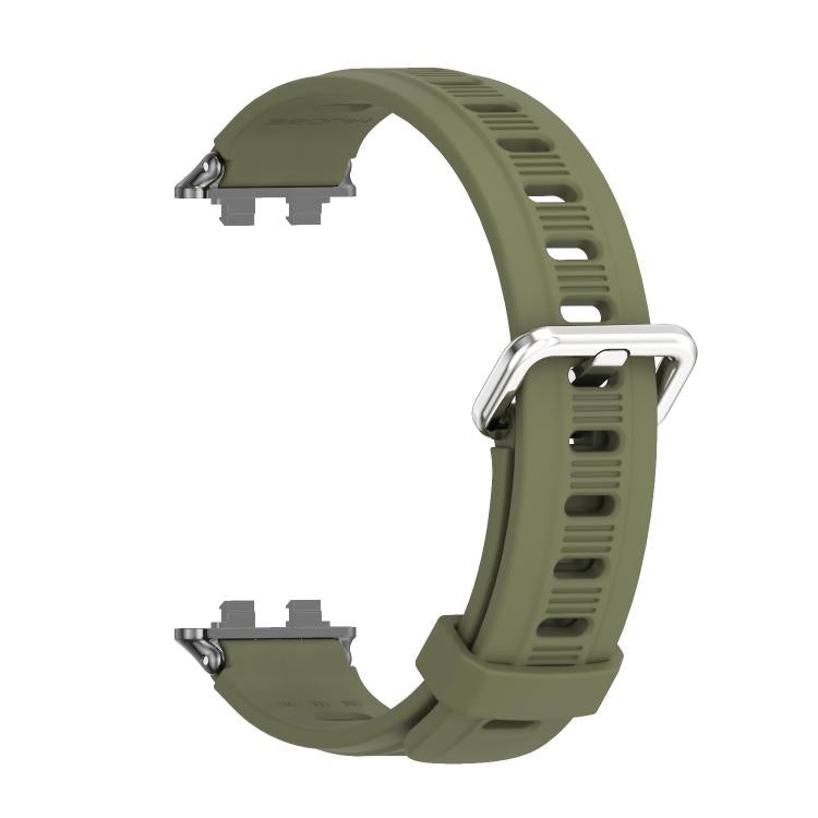 For Huawei Band 11 / Band 11 Pro MIJOBS Flat Hole Breathable TPU Watch Band