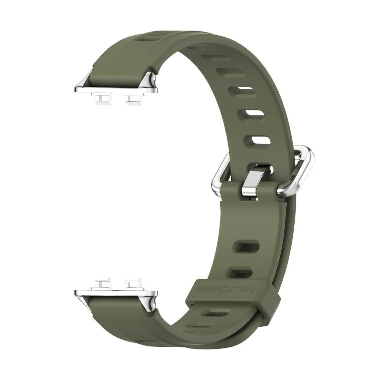 For Huawei Band 11 / Band 11 Pro MIJOBS Flat Hole Breathable TPU Watch Band