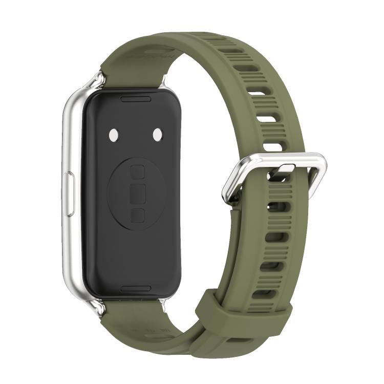 For Huawei Band 11 / Band 11 Pro MIJOBS Flat Hole Breathable TPU Watch Band