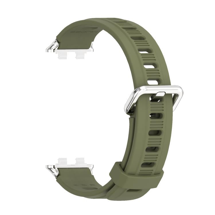 For Huawei Band 11 / Band 11 Pro MIJOBS Flat Hole Breathable TPU Watch Band