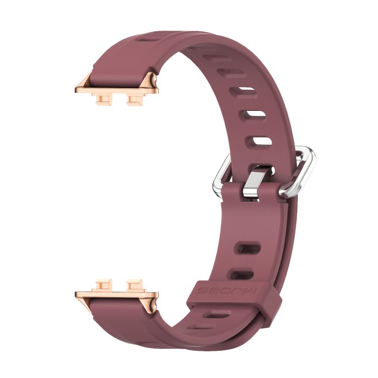 For Huawei Band 11 / Band 11 Pro MIJOBS Flat Hole Breathable TPU Watch Band
