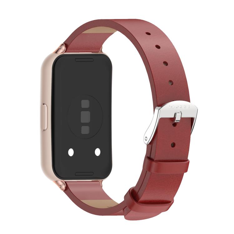 For Huawei Band 11 / Band 11 Pro MIJOBS Microfiber Vegan Leather Watch Band