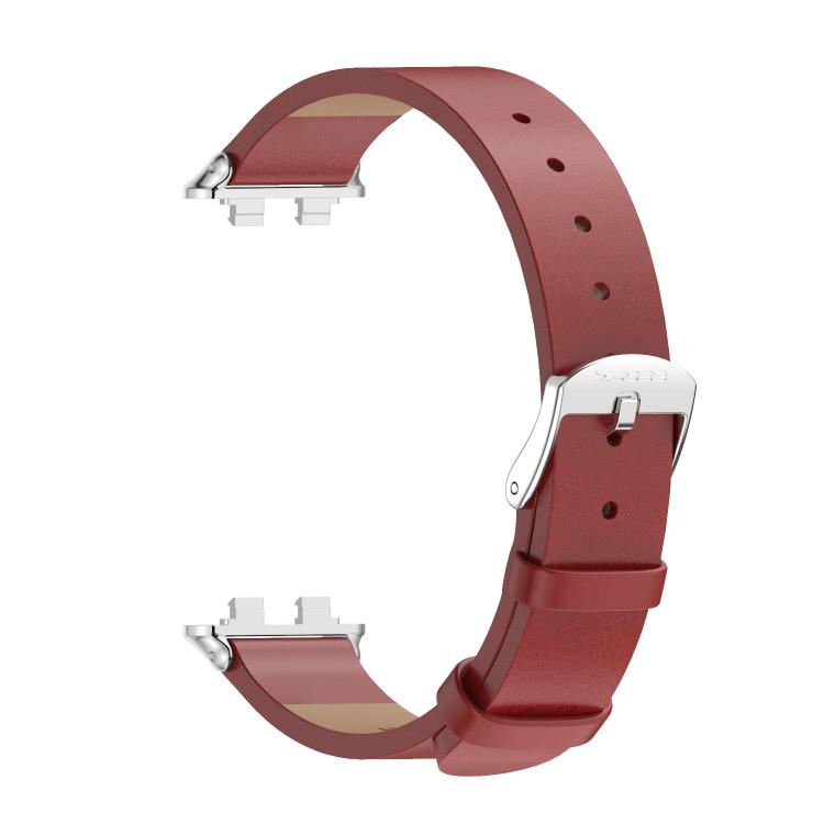 For Huawei Band 11 / Band 11 Pro MIJOBS Microfiber Vegan Leather Watch Band