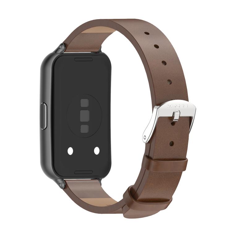 For Huawei Band 11 / Band 11 Pro MIJOBS Microfiber Vegan Leather Watch Band