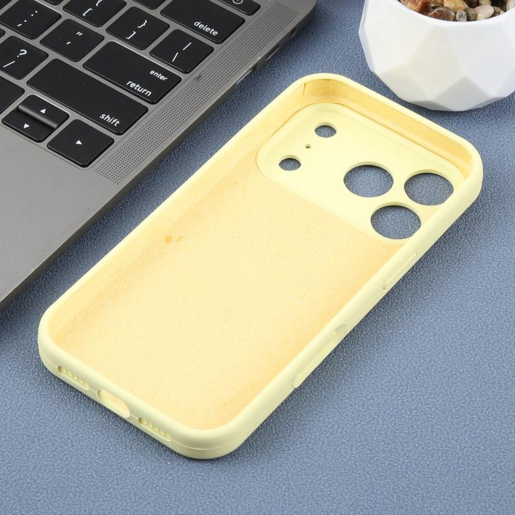 For iPhone 17 Pro Max Precision Hole Daisy Floral Printed Liquid Silicone Phone Case