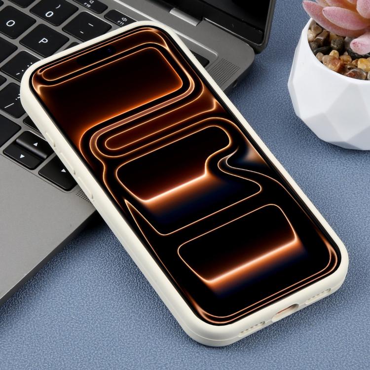 For iPhone 17 Pro Precision Hole Daisy Floral Printed Liquid Silicone Phone Case