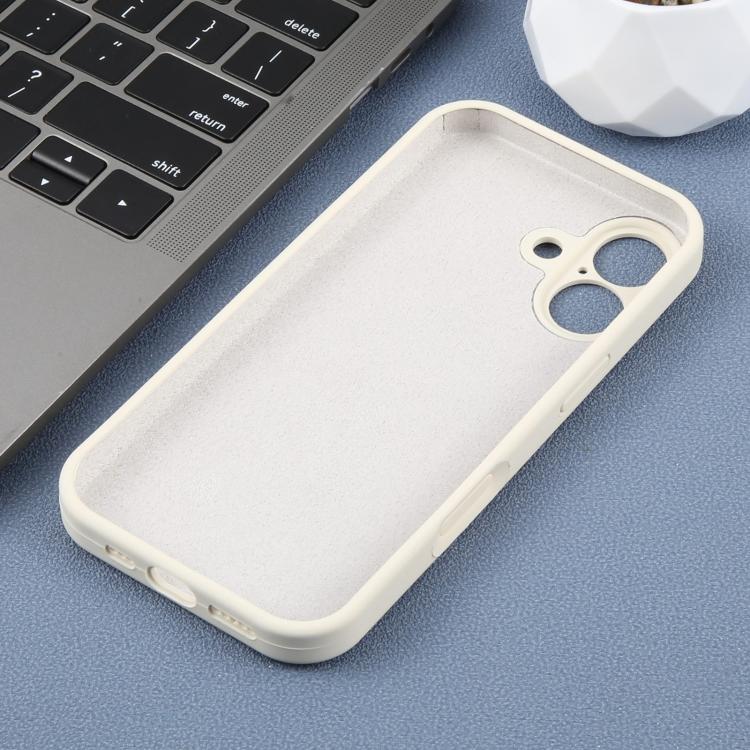 For iPhone 17 Precision Hole Daisy Floral Printed Liquid Silicone Phone Case