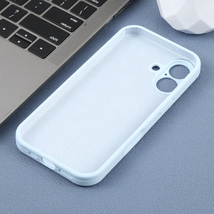For iPhone 17 Precision Hole Daisy Floral Printed Liquid Silicone Phone Case