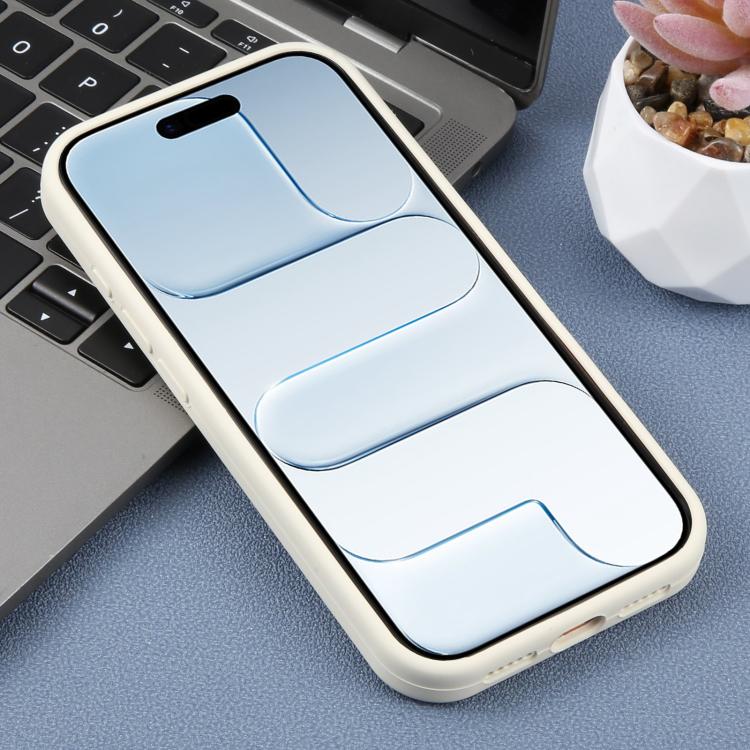 For iPhone Air Precision Hole Daisy Floral Printed Liquid Silicone Phone Case