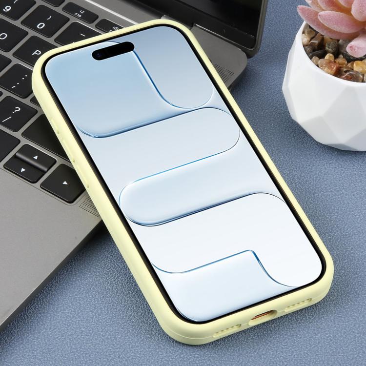 For iPhone Air Precision Hole Daisy Floral Printed Liquid Silicone Phone Case