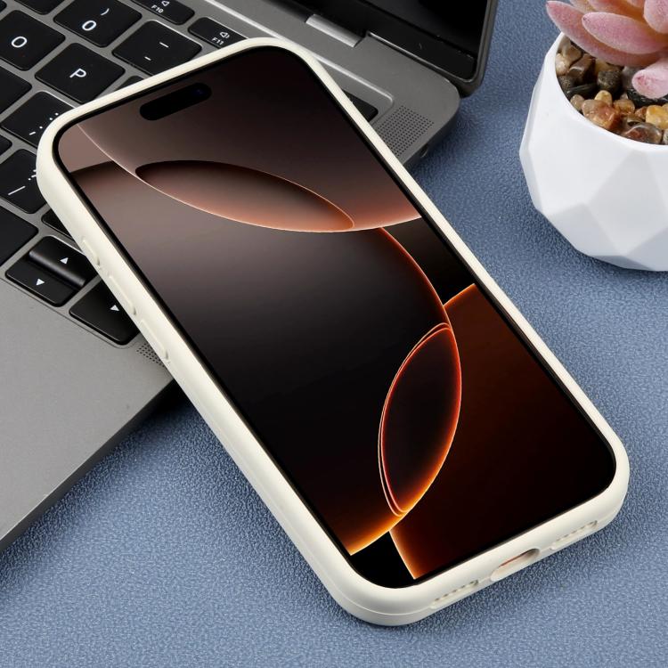 For iPhone 16 Pro Precision Hole Daisy Floral Printed Liquid Silicone Phone Case