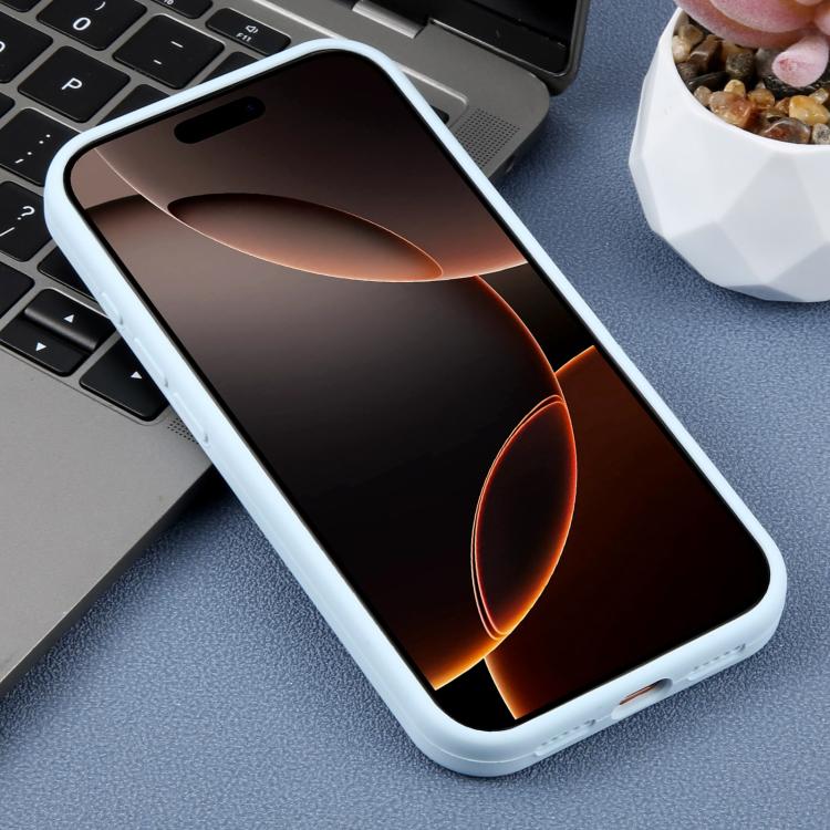 For iPhone 16 Pro Precision Hole Daisy Floral Printed Liquid Silicone Phone Case