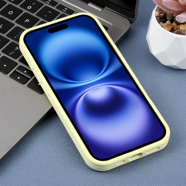 For iPhone 16 Plus Precision Hole Daisy Floral Printed Liquid Silicone Phone Case