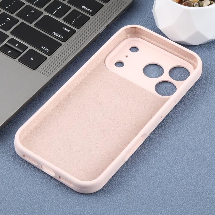 For iPhone 14 Pro Max Precision Hole Daisy Floral Printed Liquid Silicone Phone Case