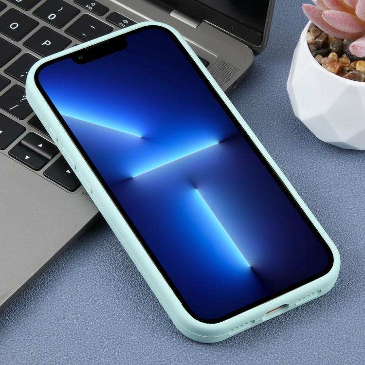 For iPhone 13 Pro Precision Hole Daisy Floral Printed Liquid Silicone Phone Case
