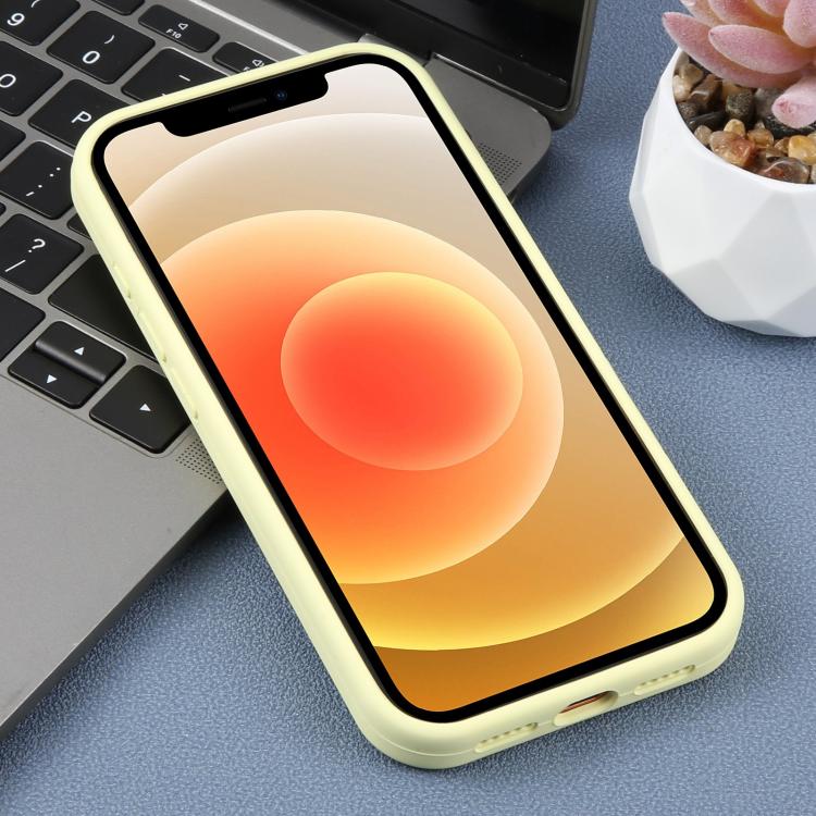 For iPhone 12 Precision Hole Daisy Floral Printed Liquid Silicone Phone Case