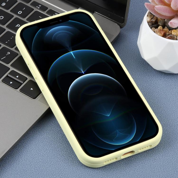 For iPhone 12 Pro Max Precision Hole Daisy Floral Printed Liquid Silicone Phone Case