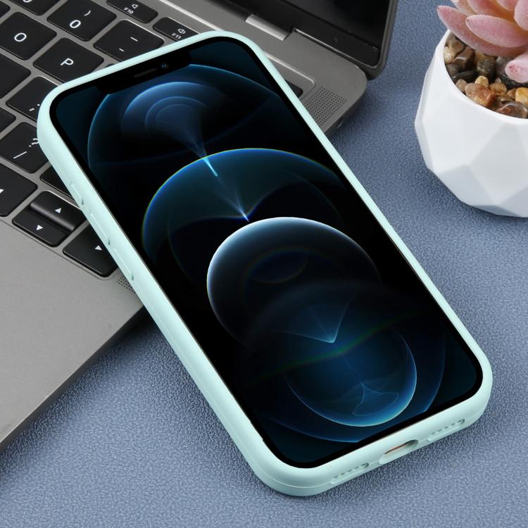For iPhone 12 Pro Max Precision Hole Daisy Floral Printed Liquid Silicone Phone Case