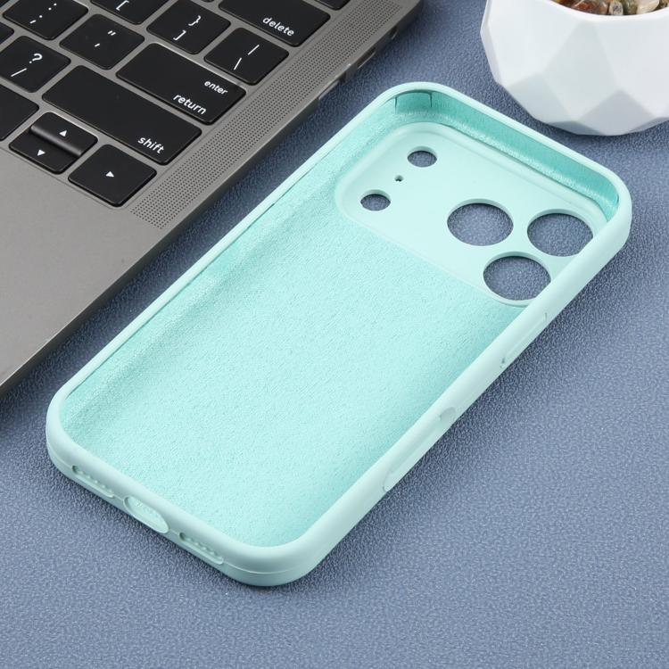 For iPhone 12 Pro Max Precision Hole Daisy Floral Printed Liquid Silicone Phone Case