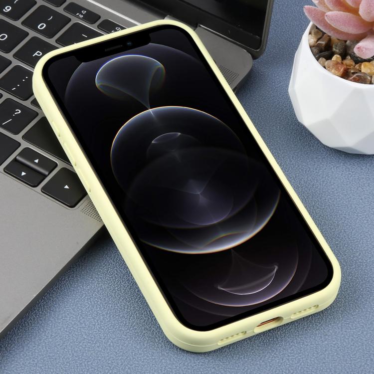 For iPhone 12 Pro Precision Hole Daisy Floral Printed Liquid Silicone Phone Case